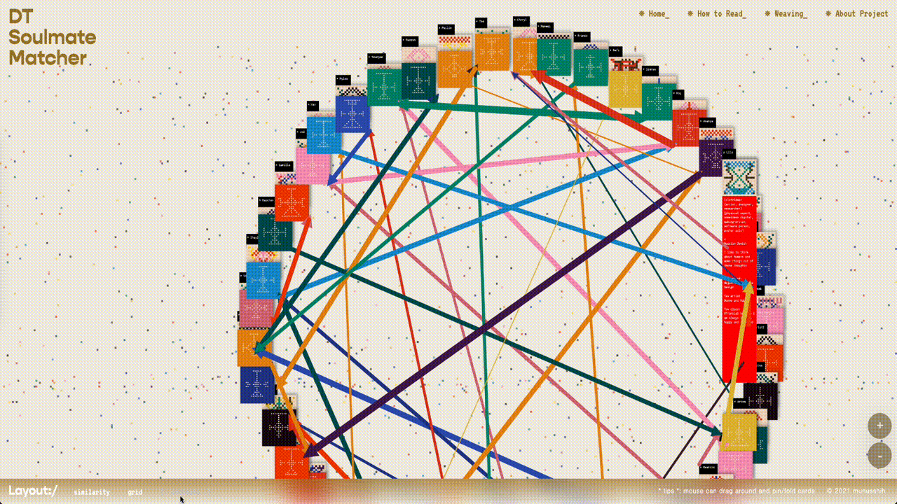 The Data Designer is a mobile-first interactive survey that I designed and co-developed for the 2023 AIGA National Conference in New York.

Participants would go through a series of questions about their experiences
and opinions on the current design landscape, and generate a bespoke animated data visualizations about their view on design and share with friends. Building on the original Image of the Studio identity from ten years ago, the tool adds a touch of science-lab flair, using interactive surveys to create a personalized journey through today’s design landscape.

Since its debut, hundreds of graphic designers have engaged with the website. The subpage Data Visualizer providing a real-time interactive view of all collected data, offering unique insights into the breadth and depth of the NYC design world.

